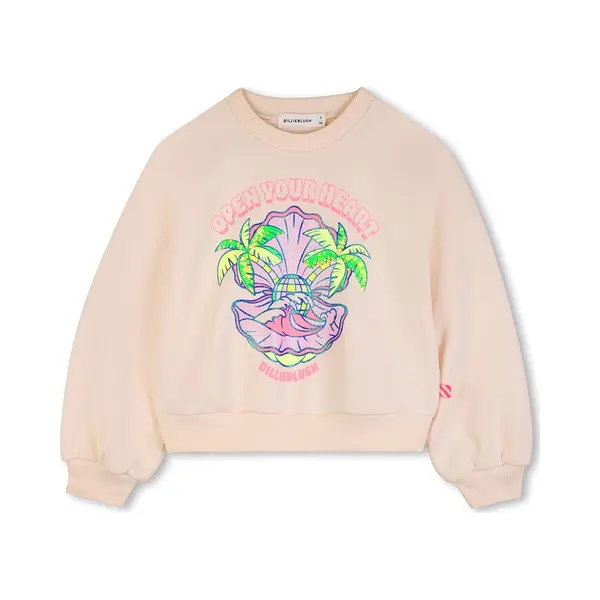 Billieblush For Girl. U21916 Pink Terry Sweatshirt (4años= 102cm), Casual, Cotton, Children's Fashion thumbnail