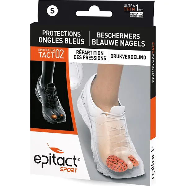 Epitact Sport - Digitop - Beschermers Tegen Blauwe Nagels - Maat S thumbnail
