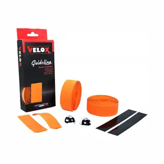 Velox Guidoline Maxi Cork Handlebar Tape, Orange