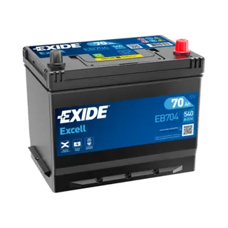 Exide Excell EB704 vehicle battery Efb (Enhanced Flooded Battery) 70 Ah 12 V 540 A Car