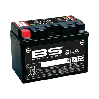 Bs Battery 300637 BTZ12S Agm Sla Motoraccu Zwart