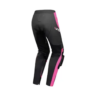 Ixon Vortex 3 Pt L Zwart Roze Wit Dames Leren Motorbroek - Maat Xxl - Broek