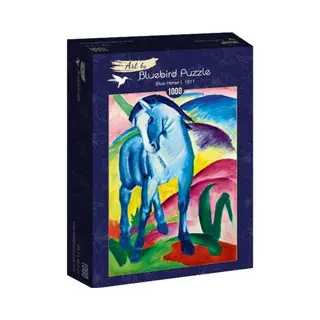 Bluebird 60069 Puzzel 1000 St. Museumreeks Franz Marc - Blauw Paard I, 1911 (1000 onderdelen)