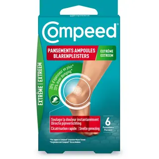 Compeed Blarenpleisters Extreme - Blarenpleisters - Blarenpleisters Bieden Directe Pijnverlichting, Snellere Genezing - 6 Stuks