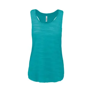 Tank Top Dames M Proact Mouwloos Light Turquoise 65% Polyester, 35% Viscose