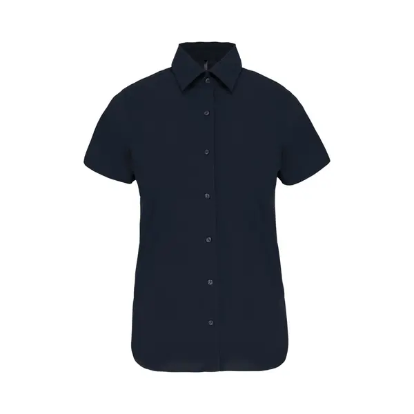 Kariban, Damen, Hemden, Damen Kurzarmbluse, Blau, (Xs) thumbnail