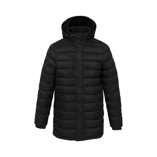 Kariban, Herren, Winterjacken, Leichte Kapuzenjacke, Schwarz, (Xs) thumbnail