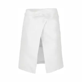 Schort/Tuniek/Werkblouse Unisex One Size Kariban White 100% Katoen