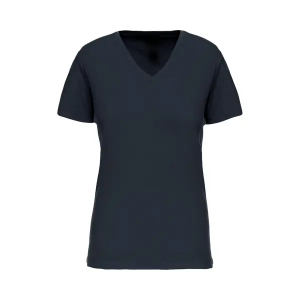Kariban Dames-t-shirt BIO150 Ic V-hals K3029IC - Navy - M thumbnail