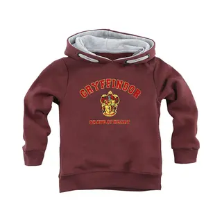 Harry Potter Kids - Gryffindor - Brave At Heart Hoodie Burgundy