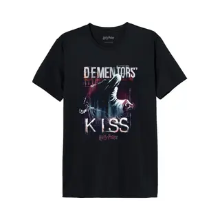 Harry Potter T-shirt - Dementor Kiss - S Tot Xxl - Voor Mannen - Zwart