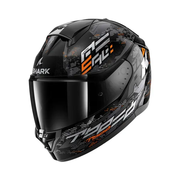 Shark Ridill 2 Molokai Zwart Oranje Integraalhelm - Maat L - Helm thumbnail
