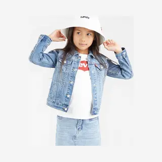 Levis Levi's Girls Stretch Trucker Jacket In Blue