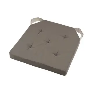 Doppeltes Quadratisches Klettverschluss-galette 38x38cm - Stoff