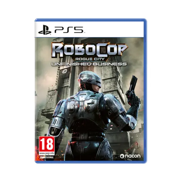 Nacon RoboCop: Rogue City - Unfinished Business Standard Simplified Chinese, Traditional Chinese, German, English, Spanish, French, Italian, Japanese, Korean, Polish, Brazilian-Portuguese, Russian PlayStation 5 thumbnail