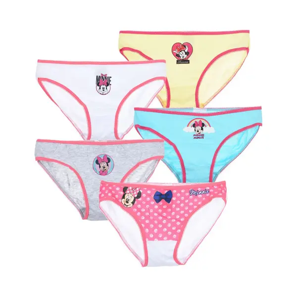 Disney Minnie Mouse Onderbroek - Set Van 5 - Maat 116/128 - 6/8 Jaar thumbnail