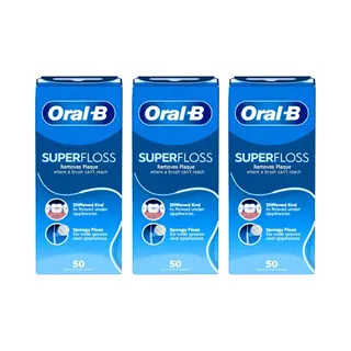 Oral B Oral-B Superfloss - 3 X 50 Stuks - Flosdraad - Voordeelverpakking