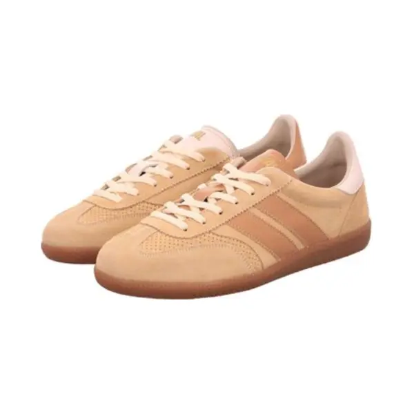 Dames Sneaker Caval Asymmetrisch In Beige Suede thumbnail