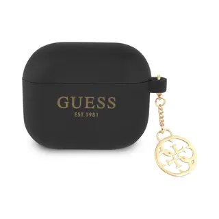 Guess GUA3LSC4EK Case For AirPods 3 Charm Collection, FEA3SILRE, Red