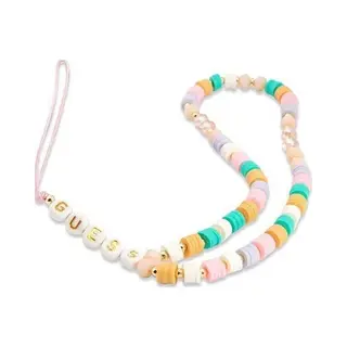 Guess Anhänger Gustflwp Phone Strap Rosa, Weiteres Smartphone Zubehör, Rosa