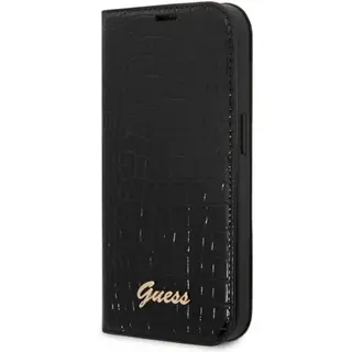 Cg Mobile Guess Beschermhoes Voor Smartphone IPhone 14 Plus, Pu-leer, Zwart, Beschermhoes, Perfecte Bescherming Voor Je Telefoon