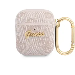 Guess Funda Charm Pu 4G Airpods 1/2 Rosa