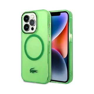 Lacoste IPhone 15 Pro Backcover Hoesje - Groen