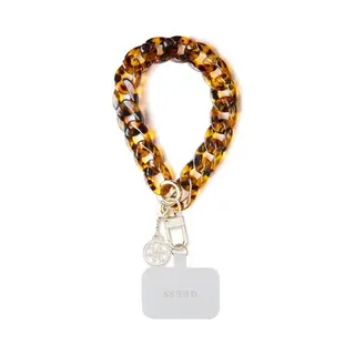 Guess Big Hand Strap - Universeel Telefoon Koord - Universele Polsstrap - Smartphone Ketting - Geschikt Voor Alle Smartphones - Goud Brons