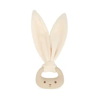 Kaloo - Lapinoo - Baby’s Teething Ring - Cream Colour - Rabbit Ring - Pvc And Bpa-Free - Double Texture - Baby Accessory - 0 Months +, K218010