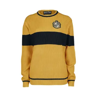 Harry Potter Hufflepuff - Quidditch Knit Jumper Yellow Black