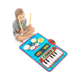 Innovagoods Muziek Speelmat Kids - 70, 5 X 45, 5 X 2, 5 Cm - Werkt Op 2 Aa Batterijen (meegeleverd)