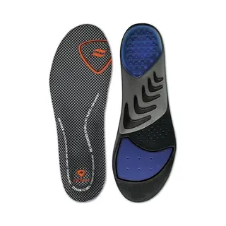 Sof Sole Airr Orthotic Insole – Coolmax Moisture-Wicking Cover, Skydex Air Capsules, Gel Forefoot Cushioning, Reinforced Nylon Plate For Stability