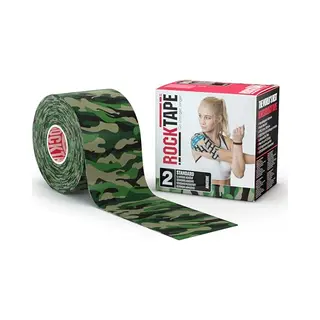 RockTape Unisex Tactical Active-Recovery Tape, 5 X Cm, Tarngrün., Grün Camo, 5cm X 5m Eu