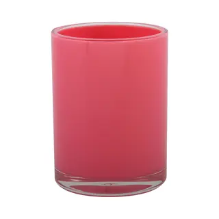 Msv Badkamer Drinkbeker/tandenborstelhouder Aveiro - Ps Kunststof - Fuchsia Roze - 7 X 9 Cm