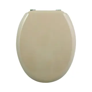 Msv Wc Bril - Cleo - Toiletbril - Mdf - Beige