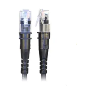 PatchSee Tp-6A-F/5 netwerkkabel Zwart 1,5 m Cat6a F/Ftp (Fftp)