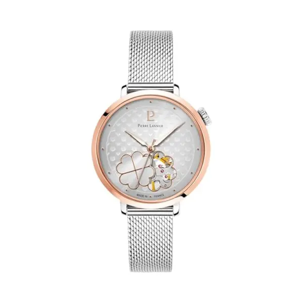 Pierre Lannier - Armbanduhr Automatic Esperance - Automatic Uhrwerk - Gehäusedicke, 12.55 Mm - Gehäusebreite, 35 Mm - Edelstahl - Argenté - 3 Atm thumbnail