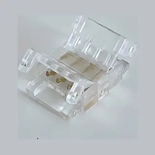 Rechte Connector Voor Rgb Led Strip 10mm IP20 - Kunststof - Silumen