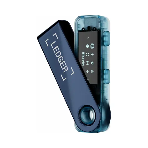 Ledger Nano S Plus Usb-Stick Hardware-Geldbörse Schwarz, Blau thumbnail