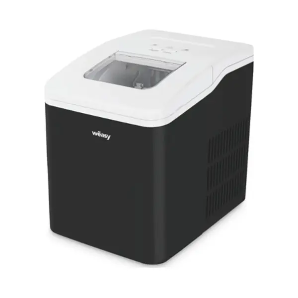 Wëasy KW12 Eiswürfelmaschine Eingebauter/freistehender Eiswürfelbereiter 12 kg/24h 120 W Schwarz, Weiß thumbnail
