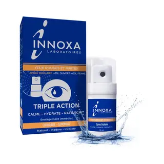 Innoxa Laboratoires – Augenspray Für Rote Und Gereizte Augen – Allergien, Reizungen, Juckreiz – Sofortige Linderung – Sanfte Und Einfache