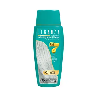 Leganza Hair Coloring Conditioner Natural Balm Color Silver Blonde Nº 92 | Enriched With 7 Natural Oils | Ammonia, Ppd And Paraben Free | 150 Ml