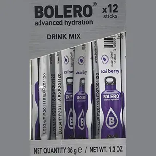 Bolero Sticks, Acai Berry, 12-Count