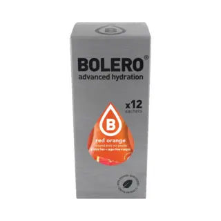 Bolero Essential Hydration Sugar Free Fruit Drink Red Orange 12 Sachets