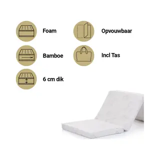 Matras Reisbed Chipolino 60x120 Bamboo