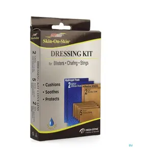 2Toms Skin-on-Skin Dressing Kit, Medical-Grade Adhesive Bandages For Blisters, Chafing, And Irritations For All-Day Wear