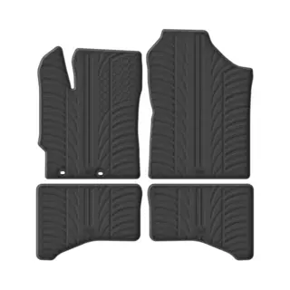 Rubbermatten Passend Voor Toyota Yaris Hybrid 5 Deurs 2012- (4-delig + Montageclips)