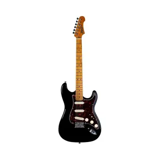 Jet Guitars Js-300 Ahorn Geröstet Schwarz