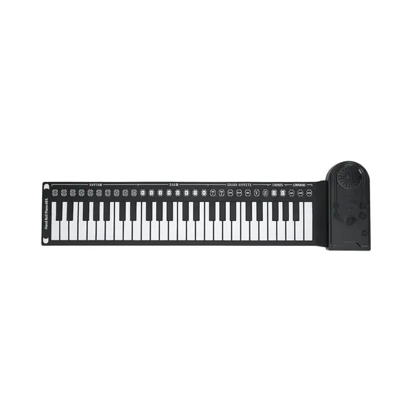 Jojoy - Roll Up Piano - Oprolbare Piano - Digitale Piano - Opvouwbare Piano - Oprolbaar Keyboard Met 6 Demo Liedjes, 16 Klankkleuren - Clavier thumbnail