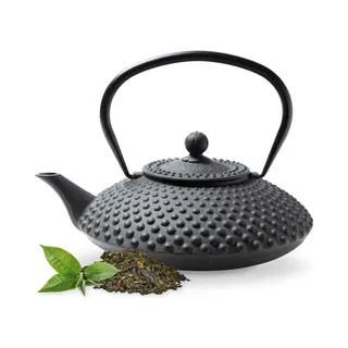 Tealøv Theepot Gietijzer 1, 25 Liter | Gietijzeren Theepot Kambin In Japanse Stijl | Met Uitneembare Roestvrijstalen Theezeef | Binnenzijde Volledig